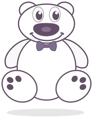 teddy with bow tie