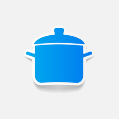 Obraz premium realistic design element: saucepan