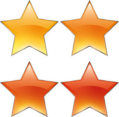 ÉTOILE ORANGE bouton web