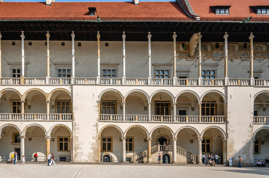Fototapeta Wawel dziedziniec