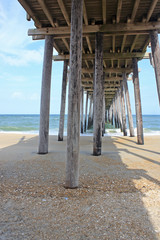 pier on Rodanthe beach