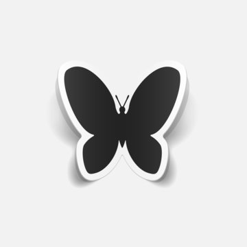 realistic design element: butterfly