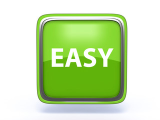easy square icon on white background