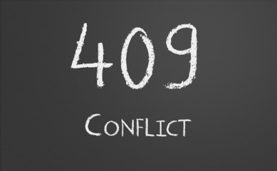 HTTP Status code 409 Conflict