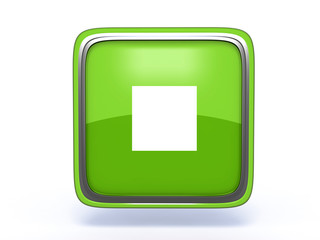 stop square icon on white background