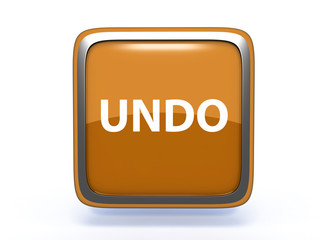 undo square icon on white background