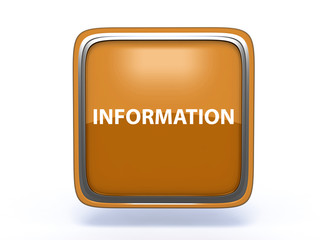 information square icon on white background