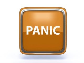 panic square icon on white background