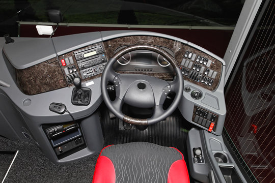 Bus cockpit