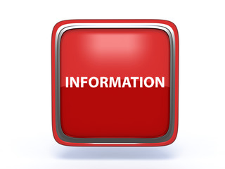 information square icon on white background