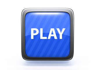 play square icon on white background