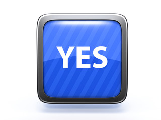 yes square icon on white background