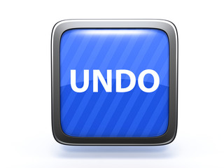 undo square icon on white background