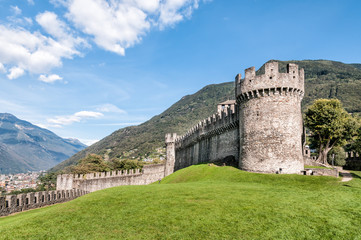 Fototapeta na wymiar Montebello Castle, Bellinzona