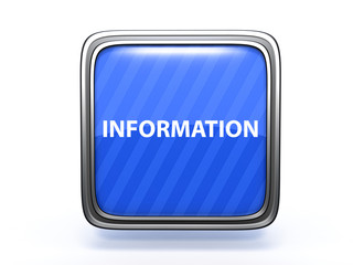 information square icon on white background