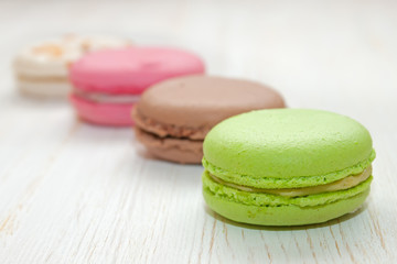 French macaroons .Dessert