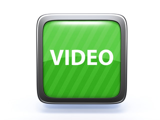 video square icon on white background