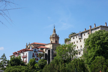 Fototapeta na wymiar Center of Hondarribia, Basque Country, Spain