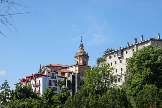 Center of Hondarribia, Basque Country, Spain