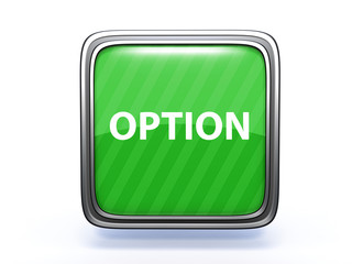 option square icon on white background