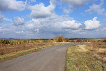 autumn road