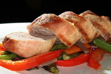 meat with vegetables