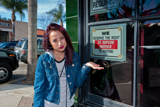 Business policy of discrimination has no limits