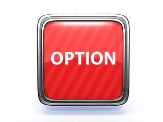 option square icon on white background