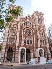 Assumption church in Bangkok under renovation