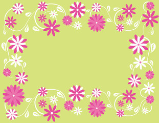 Obraz na płótnie Canvas Floral Hintergrund