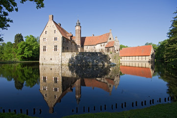 Fototapeta premium Burg Vischering in Lüdinghausen, NRW, Deutschland