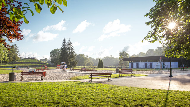 Fototapeta Jordan's park in Krakow