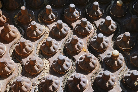 Alte Dampfmaschine, Otjikotosee, Tsumeb, Namibia, Afrika