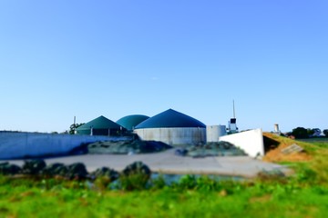Maislager für Biogasanalge, Miniatureffekt
