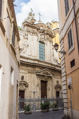 Fototapeta na wymiar Chiesa di Sant'Antonio in Campo Marzio e Roma