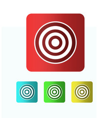 Target icon. illustration.