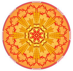 Orange mandala for energy and power obtaining