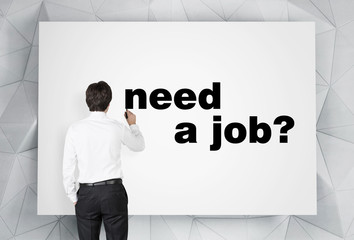 Fototapeta premium need a job
