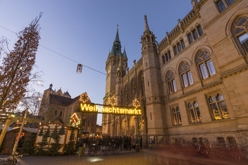 Traditional christmas market in Braunschweig, Germany