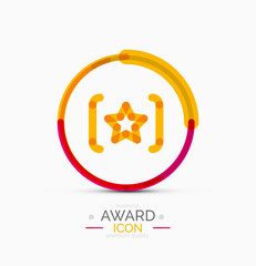 Award icon, logo