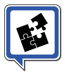 Logo puzzle.