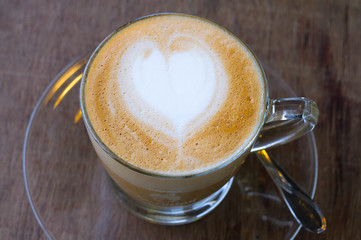 Cup of cappuccino