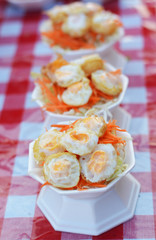 Fresh Fried Quail Eggs