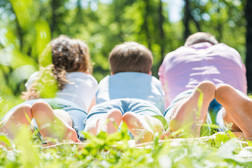 Fototapeta premium Weekend in park