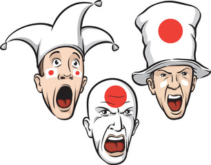 football fans from Japan