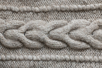 Fototapeta na wymiar Knitted cloth is made by hand.