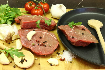 steak vom rind