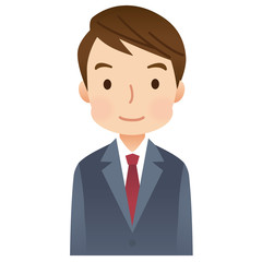 スーツを着た男性　ビジネスマン