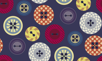 Buttons clothing seamless background