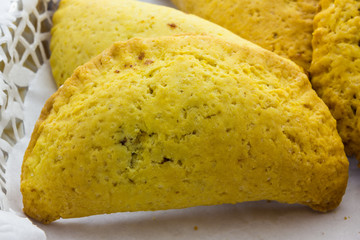 Ravioli stuffed with sweet jam